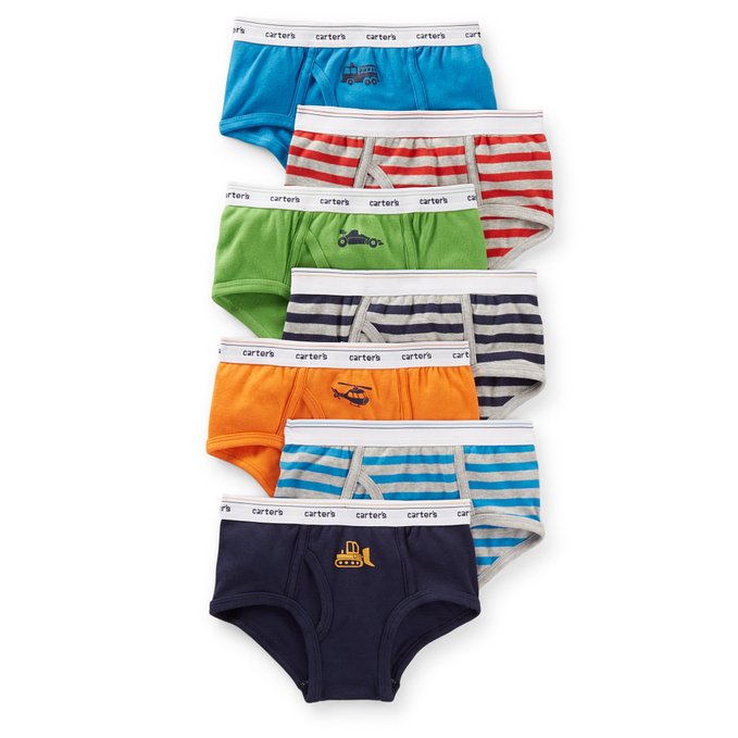 Carter's Little Boys' 7-pack Cotton Briefs (Toddler/Kid)