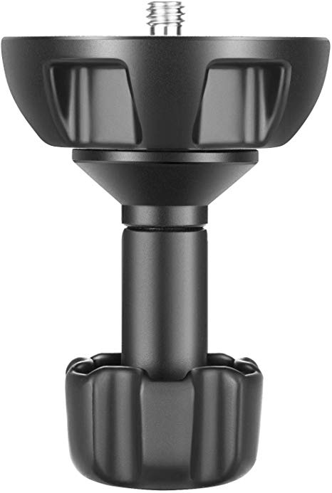 Neewer 75mm Bowl Adapter, Metal Half Ball Flat to Bowl Adapter Convert with 3/8-inch Screws Mount on Tripod and Fluid Head for Neewer TA60/2500/3500, Manfrotto 501/502/504