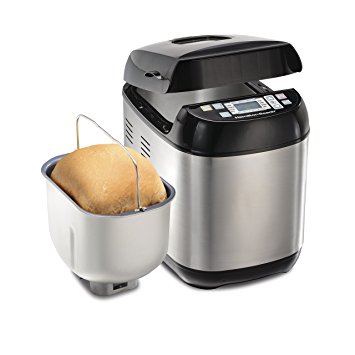 Hamilton-Beach 29885C Bread Maker, Small, Brushed Stainless Steel