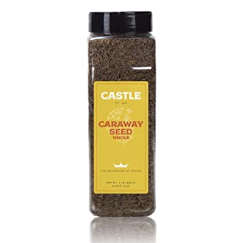 Castle Foods | CARAWAY WHOLE SEED, 16 oz Premium Restaurant Quality