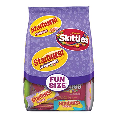 SKITTLES Original, STARBURST Original, and STARBURST Original Jellybeans Candy Easter Variety Bag, 20.4 Ounce Stand Up Bag