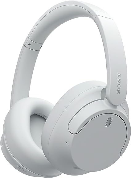 Sony WH-CH720NW Noise Canceling Wireless Bluetooth Headphones - Built-in Microphone - up to 35 Hours Battery Life and Quick Charge - Matte White