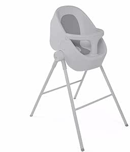 Chicco Bubble Nest, Bañera Bebé Recién Nacido Evolutiva hasta 12 Meses, con Patas para Ducha y Asiento Independiente, 2 Configuraciones, Cierre Compacto, Máximo 11 Kg - Gris (Cool Grey)