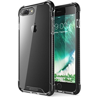 iPhone 7 Plus Case, i-Blason Shockproof [Impact Resistant][Shock Absorbing] Protective TPE Shock Absorption Bumper Case for Apple iPhone 7 Plus 2016 Release (Black)