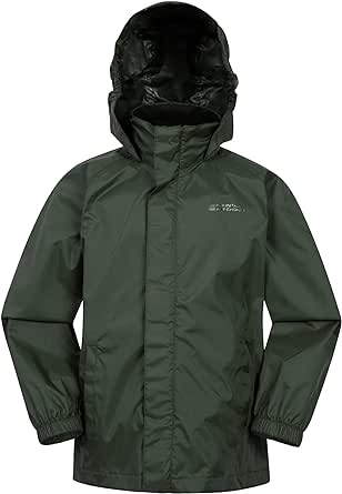 Mountain Warehouse Kids Waterproof Pakka Jacket - Adjustable Hood