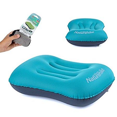 Nuturehike Ultralight Inflatable Travel and Camping Pillow, Neck Protective, Portable, Compact & Comfortable, Best for Hiking, Backpacking, Picnic and Other Outdoor Activities