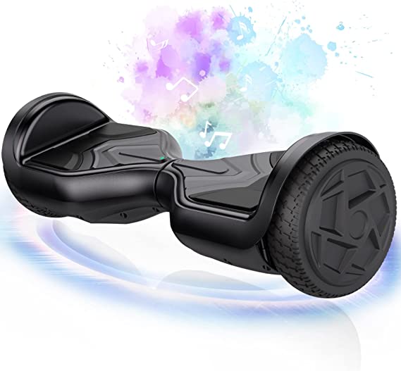 SISIGAD 6.5" Hoverboard, A18 Model, Self Balancing Electric Scooter, Bluetooth Hoverboard for Kids and Adults