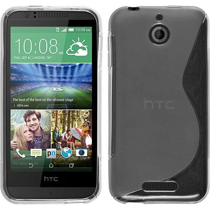 Silicone Case for HTC Desire 510 - S-Style transparent - Cover PhoneNatic   protective foils