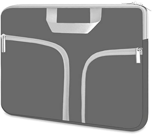 HESTECH Chromebook Case, 11.6-12.3 inch Neoprene Laptop Sleeve Case Bag Handle Compatible with Acer Chromebook r11/HP Stream/Samsung Chromebook/MacBook air 11/ Surface Pro3/Pro4, Gray