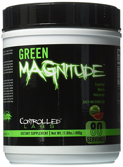 Controlled Labs Green Magnitude Creatine Matrix Volumizer, Juicy Watermelon, 800 Gram
