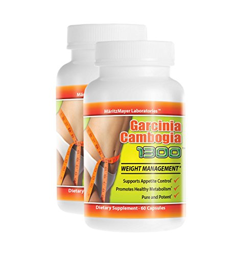 2 Garcinia Cambogia Extract Pure 1000mg Potassium Calcium 60% HCA Weight Loss