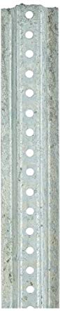 Tapco 054-00015 Steel U-Channel Sign Post, 8' Length, Galvanized