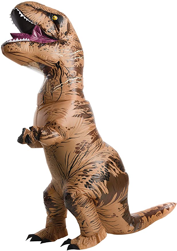 Rubie's Official Jurassic World Inflatable Dinosaur Costume, T-Rex-Plus