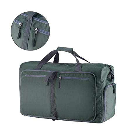 Villacera 24-Inch Traveling Duffel Bag | Folds Down Easy | Green | Gym Bag