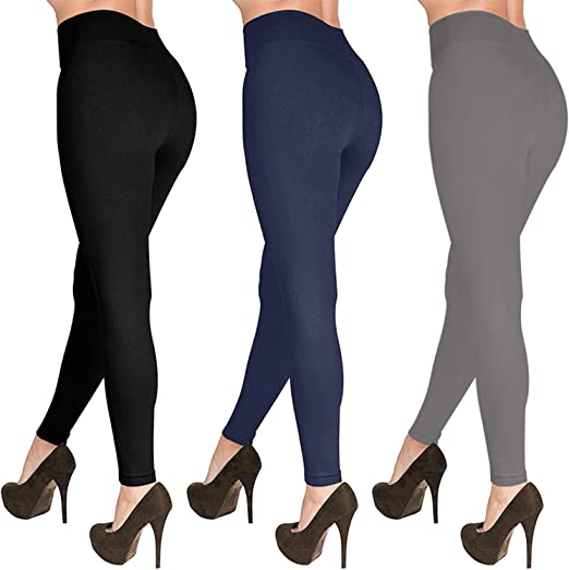 yeuG High Waisted Leggings for Women -Soft Slimming Athletic Tummy Control Pants for Running Cycling Yoga Workout