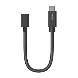 Aukey USB 30 USB Type C USB-C Male to Micro USB Female Cable Reversible Design for Apple New MacBook 12 inch and Other Type-C Supported Devices CB-C9 Black