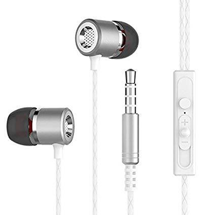 Moxil 3.5mm in-Ear Headset with Mic Earbuds Super Bass Earphones for Mobile Phone Fone De Ouvido Auriculares Audifonos
