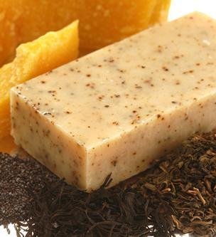 Tasmanian Seaweed & Green Tea Scrub Soap Hand Made Free of Synthetic Chemicals from Tasmania Australia
