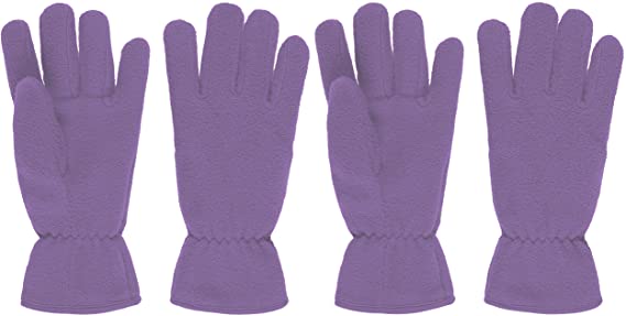 2 Pack Kids Winter Gloves Warm Fleece Gloves for Boys or Girls