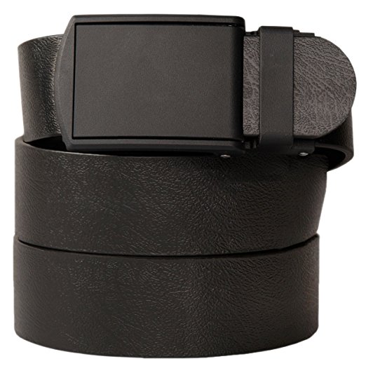 SlideBelts Men's Matte Black Survival Ratchet Belt - Custom Fit