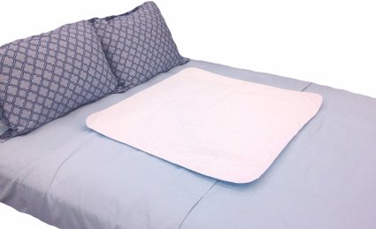 Premium Absorbent Waterproof Bed Pad Protector and Underpad 34Wx36L - Washable 300x for Incontinence Adult Child or Pet