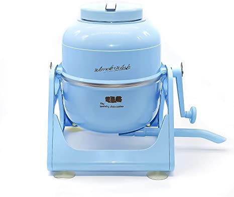 The Laundry Alternative Wonderwash Retro Colors Non-electric Portable Compact Mini Washing Machine (Blue)