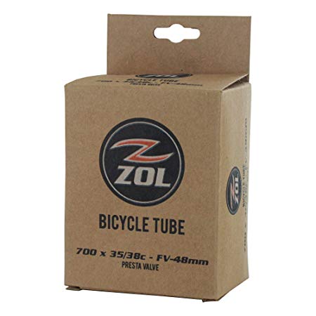 Zol Bicycle Bike Inner Tube 700x35C Presta/French 48mm Valve