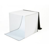 Ivationstudio 24" X 24" Tabletop Portacube Studio Folding Photography Tent   4 Colors Red, Black, Blue, White Backdrop