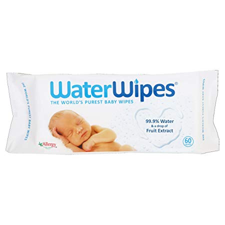 WaterWipes Baby Wipes Sensitive Skin, (60 wipes)
