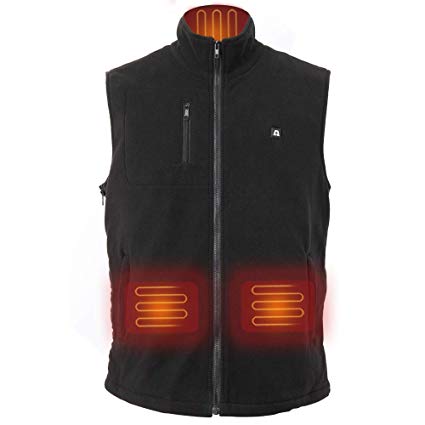 ARRIS Heated Vest for Men Women Size Adjustable 7.4V Battery Electric Warm Gilet for Outdoor Hiking Camping Hunting