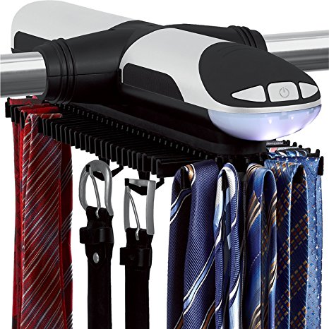 Sterline Automatic Motorized Revolving Tie and Belt Rack