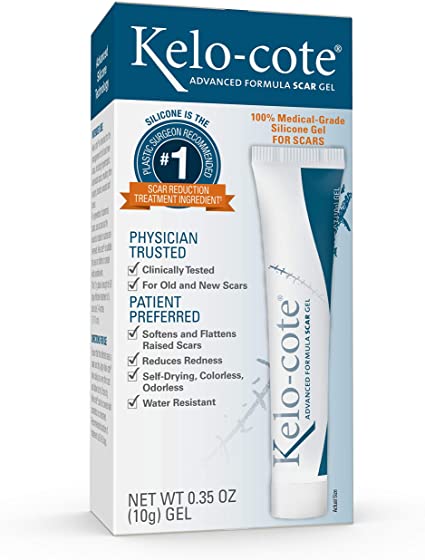 Good Sense ScarAway Kelo-cote Advanced Formula Scar Gel, improves the appearance of old and new scars, 10 Grams, Fragrance Free