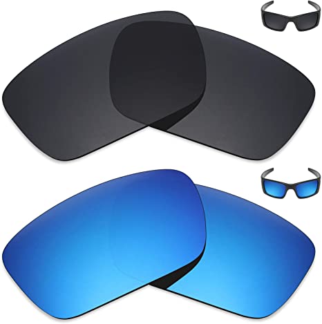 Mryok 2 Pair Polarized Replacement Lenses for Oakley Fuel Cell Sunglass - Options
