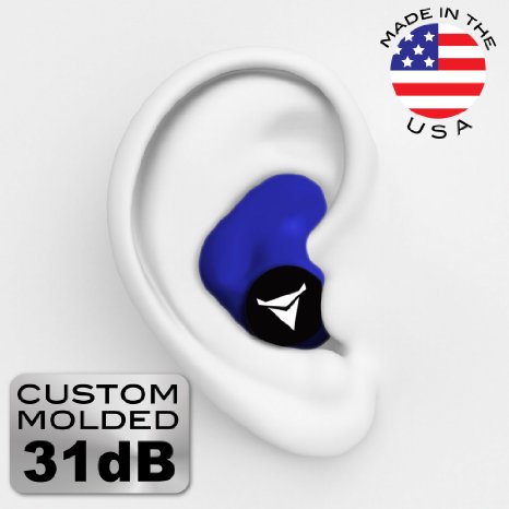Decibullz Custom Molded Earplugs 31dB Highest NRR. Comfortable Hearing Protection for Shooting, Travel, Sleeping, Swimming, Work and Concerts. Add to Cart Now!