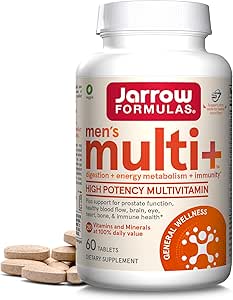 Jarrow Formulas Men's Multi  Multivitamins, Multivitamin for Men, 60 Tablets, 30 Day Supply