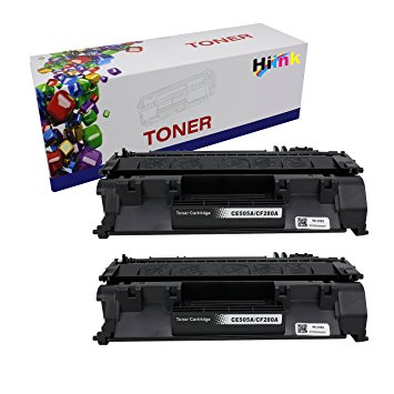 Hi Ink 2 Pack New Compatible 05A CE505A, Black Toner Cartridge For HP LaserJet P2035, P2055