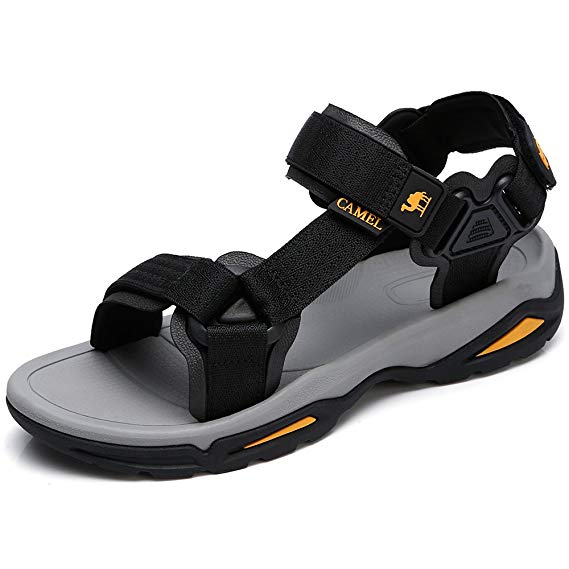 Camel Mens Summer Strap Open Toe Sandals Athletic Casual Beach Sandals for Sport Walking Hiking