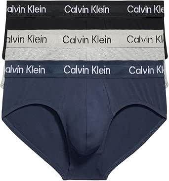 Calvin Klein Men's Cotton Stretch 3-Pack Hip Brief