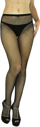 ToBeInStyle Women's Sexy Seamless Fishnet Full Footed Panty Hose Tights Hosiery