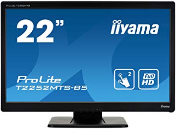 iiyama T2252MTS-B5 22" ProLite Dual Touch Screen HD LED Monitor - Black