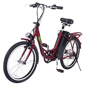 Goplus 22" 250W Electric Bicycle Sporting Mountain Bike 36V