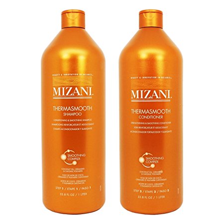 Mizani Thermasmooth Shampoo   Conditioner 33.8 oz