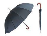 Parachase Unisex Auto Open Stick Umbrella Wind Resistant Super Large