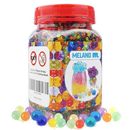 Water Beads, Medium Size (26,400 beads) 14.2oz Reusable for Orbeez Spa Refill, Sensory Toys,Colorful Décor & Outdoor Play