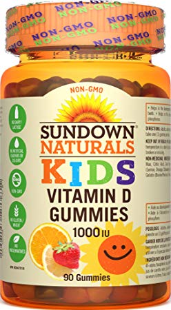 Sundown Naturals Non-gmo Kids Vitamin D Gummies, 90 Count