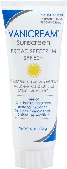 Vanicream SPF 50  Sensitive Sunscreen 4 oz