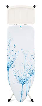 Brabantia Ironing Board with Solid Steam Unit Holder, C - Wide Cotton Flower