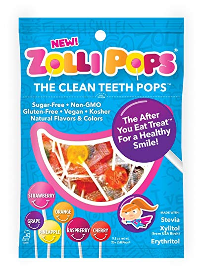 Zollipops Clean Teeth Pops, 5.2 Ounce