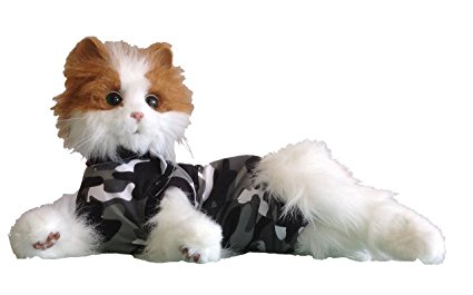 Suitical Cat Recovery Suit - Small / Black Camo
