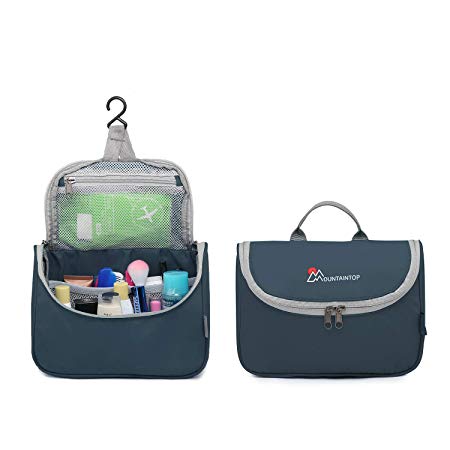 Mountaintop Hanging Travel Toiletry Bag, 7.1 x 2.4 x 9.3-Inch For Men & Women